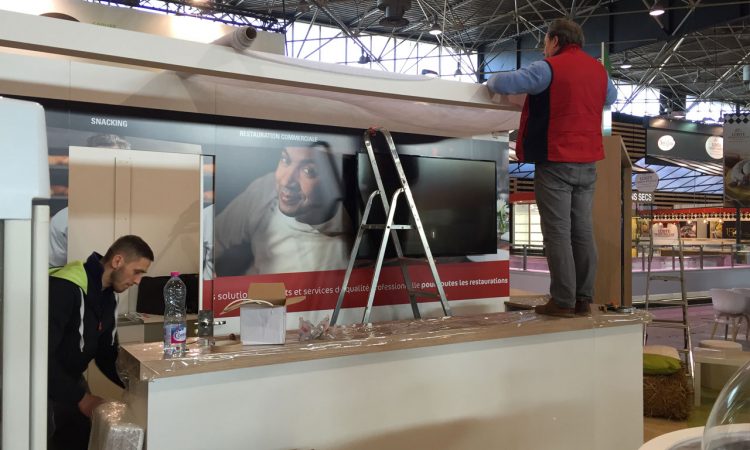 Stand sur mesure gastronome